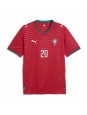 Moške Nogometnih dresov Portugalska Joao Cancelo #20 Domači SP 2026 Kratki rokavi Moške Nogometnih dresov Portugalska Joao Cancelo #20 Domači SP 2026 Kratki rokavi
